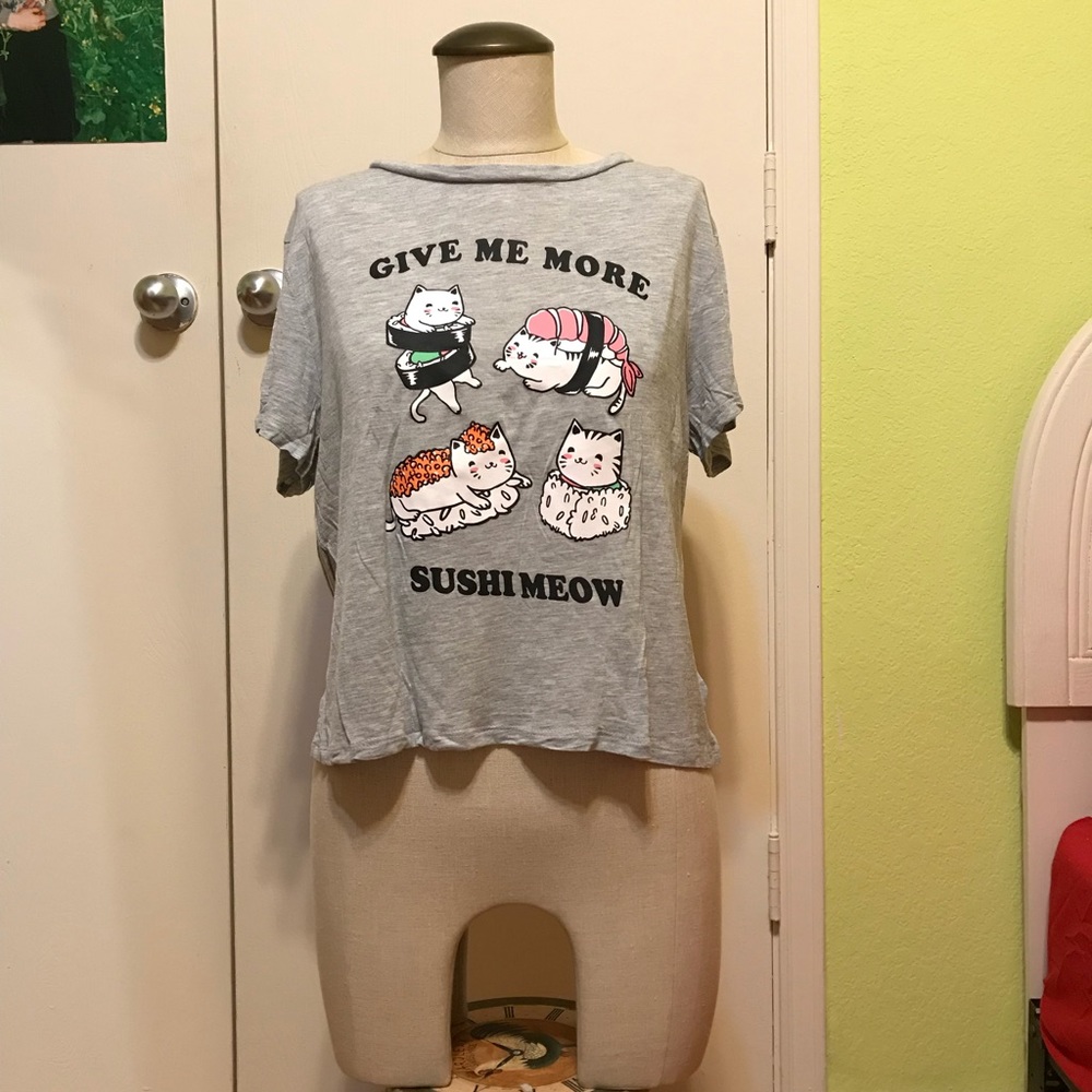 🌊 H&M Sushi Cat Shirt
